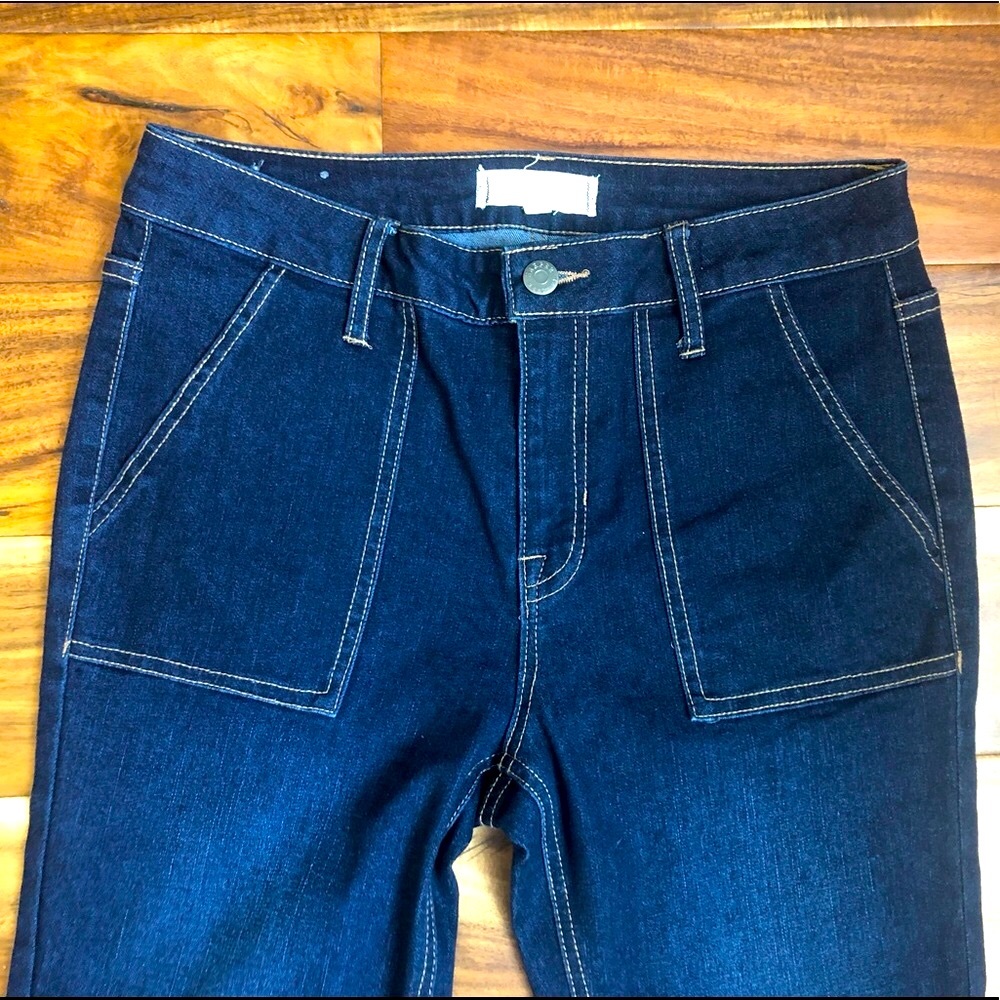 Harper heritage mid rise flare jeans size 28